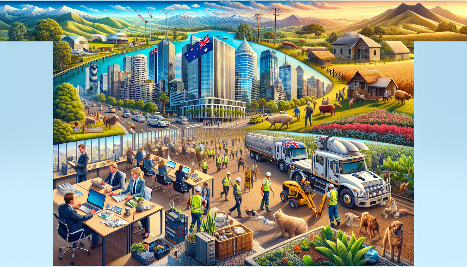 working in australia and new zealand